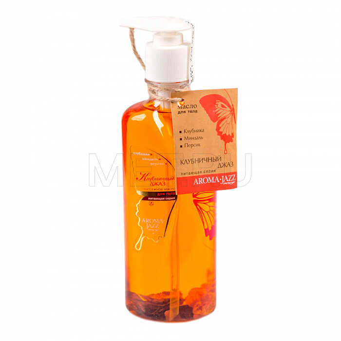 Клубничный джаз Массажное масло Aroma Jazz 350 мл