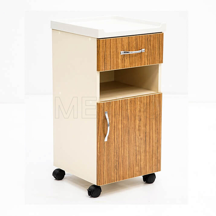 KL2-B Прикроватная тумба с нишей между выдвижным ящиком и отделением с дверцей