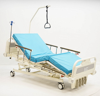Пяти-функциональная медицинская кровать с механическими регулировками
