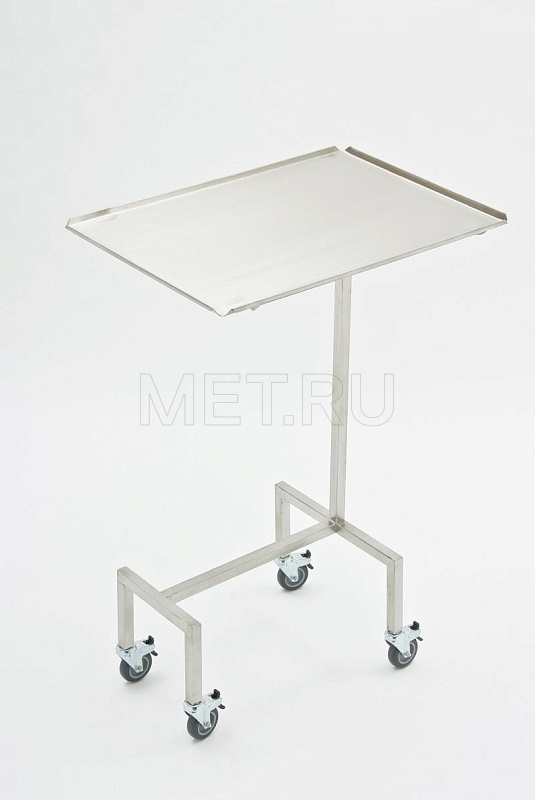 Манипуляционный стол из нержавеющей стали, 60х40см МЕТ-B23 (гусь) Манипуляционный стол из нержавеющей стали, 60х40см