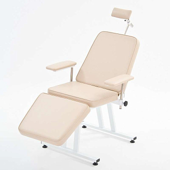 Кресло для исследований ЭЭГ, с узкими подлокотниками, бежевое