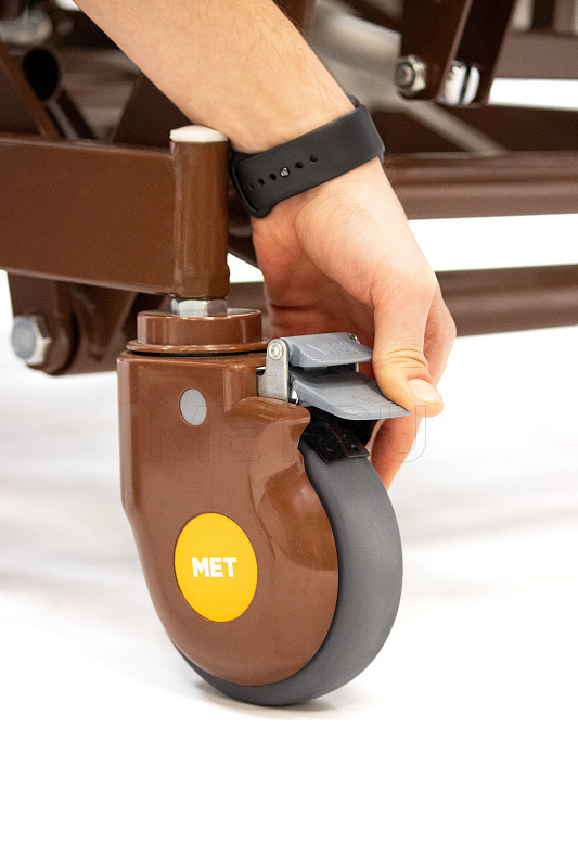 МЕТ РЕАЛТА (REALTA) Кровать-кресло с "ушками" - для сна в положении сидя, с регулировкой высоты, с переворотом и туалетом (без матраса) МЕТ