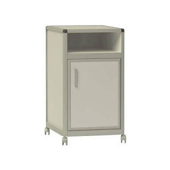 Тумба лабораторная с нишей и дверью