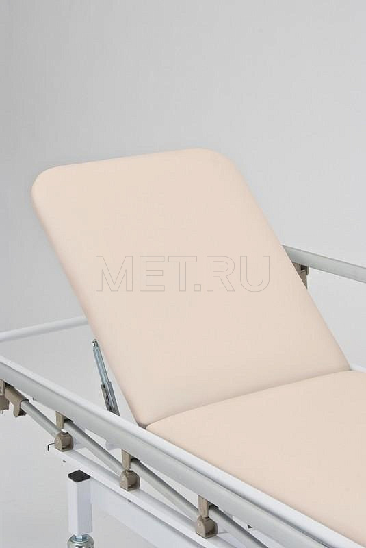 КСМ -ТБВП-03 (бежевая) Тележка для перевозки больных с регулировкой тренделенбурга и ренгенопрозрачной секцией MET