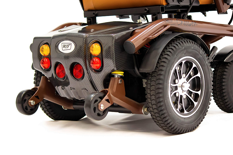 MET CRUISER 21 Кресло-коляска электрическая с сиденьем автомобильного типа коричневого цвета MET