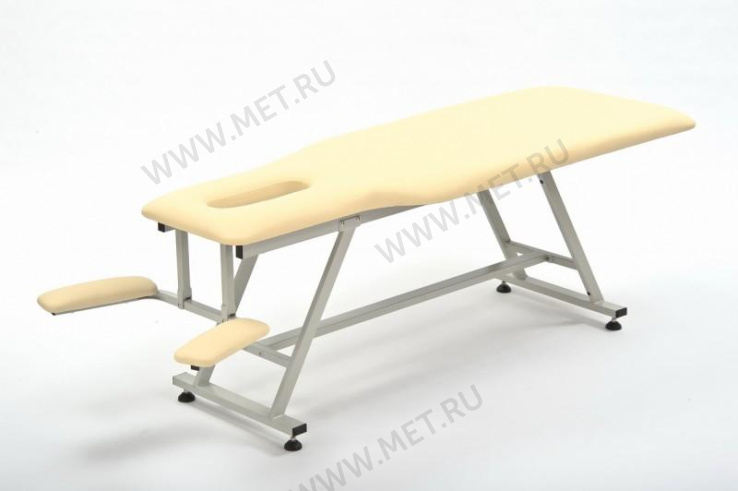 FIX-МТ4 (МСТ-19) Массажный стол стационарный, сталь с кремовой обивкой от производителя