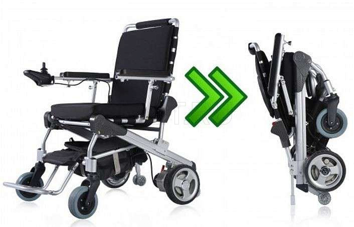 E-throne ET-08F22 Складное электрическое кресло-коляска MET