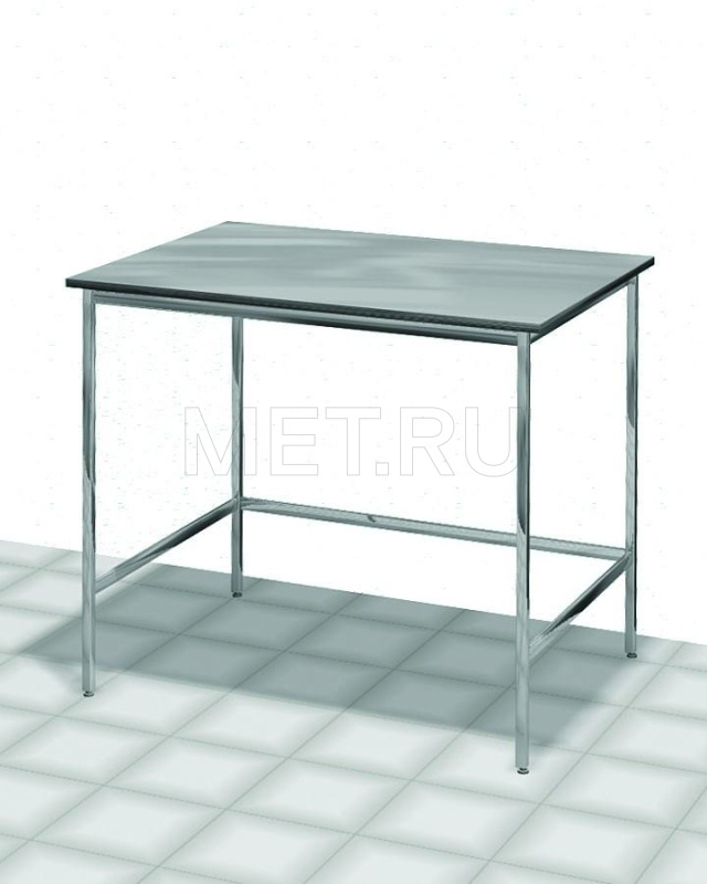 AT-B63.10 Стол медицинский технологический с одной столешницей нерж.