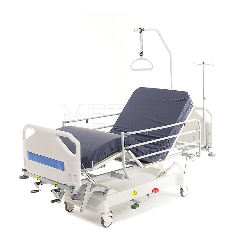 МЕТ QM-100 Кровать медицинская трехфункциональная с регулировкой высоты на гидроприводе от производителя