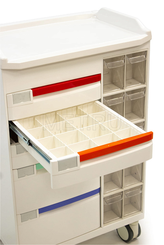 MET BLQ 013 Тележка медицинская универсальная