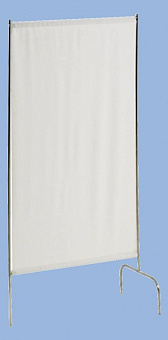 МСК-5302-01 Ширма медицинская из нержавейки без колес