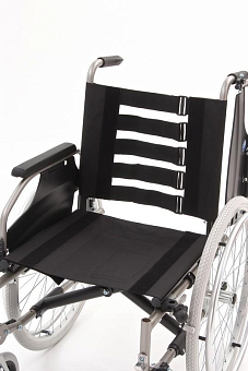 Кресло-коляска инвалидное механическое с откидной спинкой, ширина сиденья 39 см