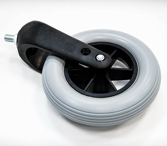 Колесо литое переднее с вилкой 200х45 мм для кресла-коляски