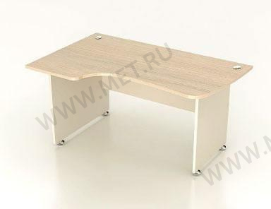 МЕТ Modern М9+М13.4 Эргономичный левосторонний стол 160 см от производителя