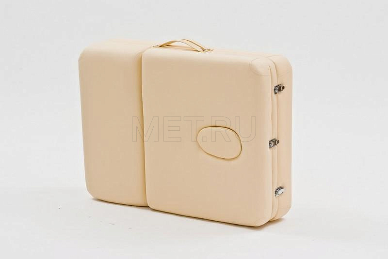 JFMS03R кремовый Мягкий массажный стол с усиленной рамой из бука - серия Professional