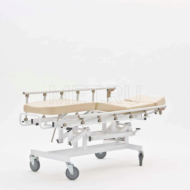  Тележка  для перевозки больных с гидроприводом, трансформируется в кресло