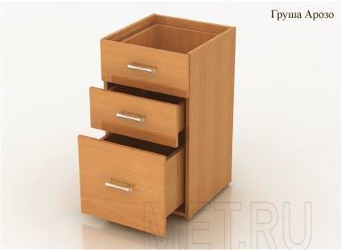 МЕТ Лугано ТМ08.11 Каркас  приставной файловой тумбы