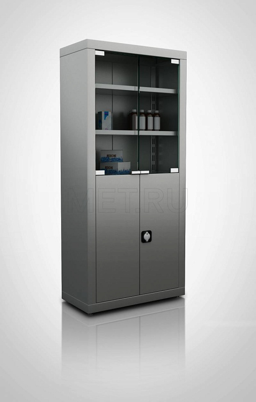 МЕТ Валентия 2СМ Шкаф медицинский разборный двухсекционный. 175х80х40 см от производителя