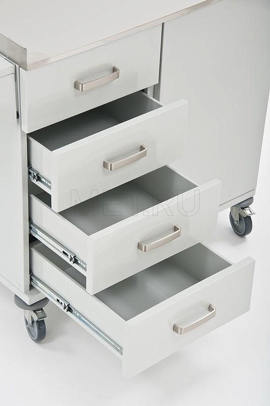 МЕТ AR–45 - полимер Столик мобильный для анестезиолога с полкой для записей от производителя