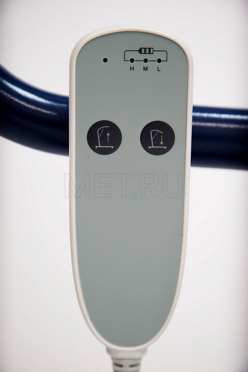 Проводной пульт управления с индикатором заряда аккумуляторов МЕТ ATLANT 150 Light (Уценка по гв2019) Подъёмник для инвалидов алюминиевый электрический