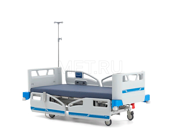 Горизонтальное положение ложа на минимальной высоте A8 Приводы LINAK Функциональная кровать реанимационного класса с электрическим подъёмным механизмом рычажного типа. от производителя