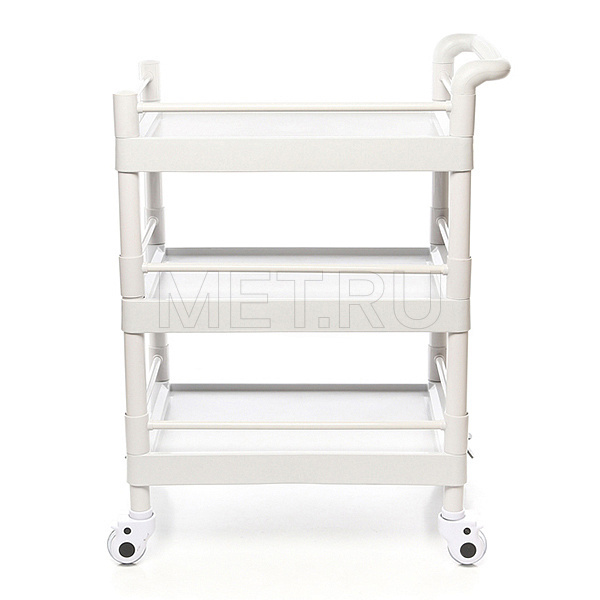 МЕТ SP-150 Стол манипуляционный пластиковый с трёхсторонними боковыми ограждениями MET