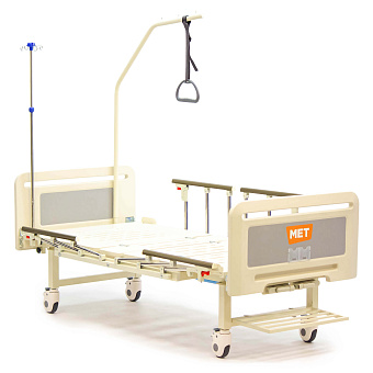 Кровать функциональная механическая с объемно-формованным пластиковым ложем