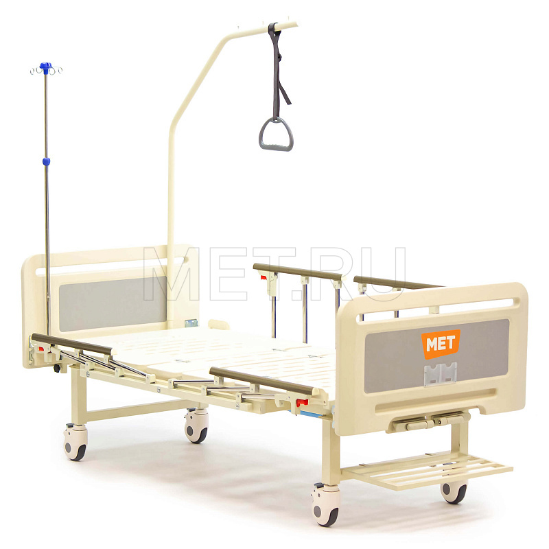 MET Лего М (MET DM-380) Кровать функциональная механическая с объемно-формованным пластиковым ложем МЕТ