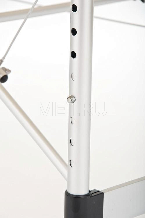 JFAL03А Легкий трёхсекционный алюминиевый массажный стол, бежевый