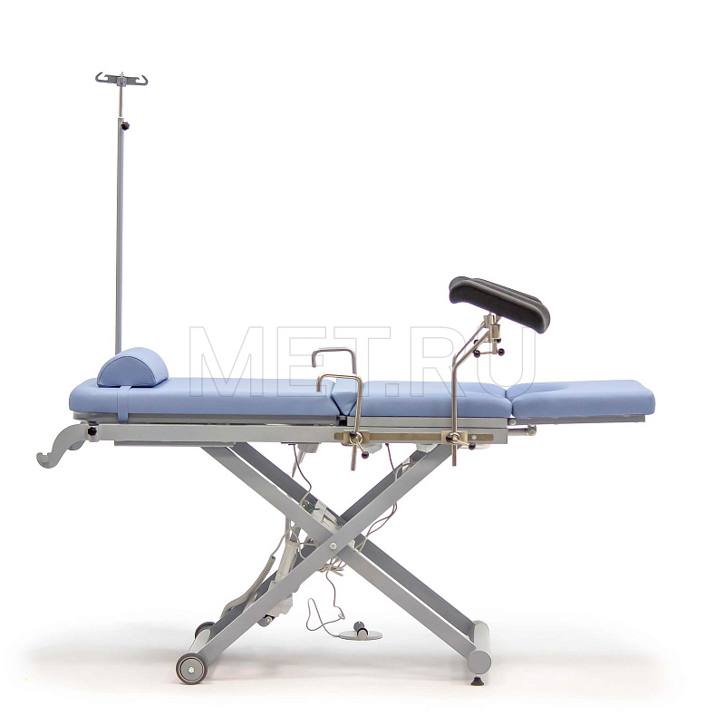 МЕТ KR 16 Гинекологическое кресло-кровать с электроприводом и со стулом для врача в комплекте