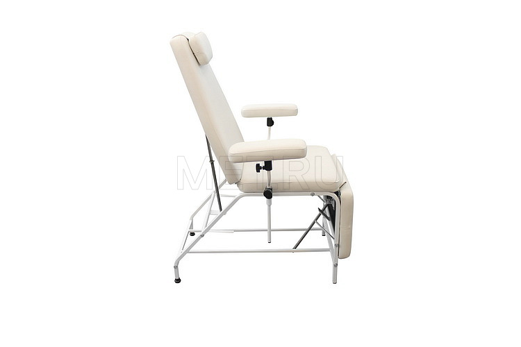 ДР04(Т) Кресло донорское каркас белый, к/з Dollaro Crearn (кремовый) МЕТ