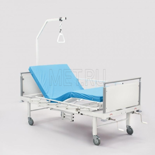КМФ 943 WHITE WC Кровать медицинская для лежачих больных MET