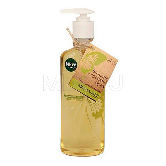 Базилик и грецкий орех Массажное масло Aroma Jazz 350 мл