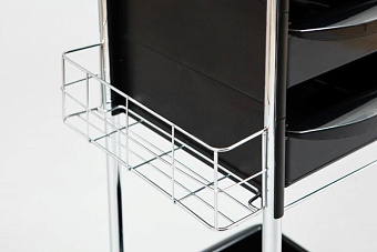 Тележка парикмахерская, чёрная