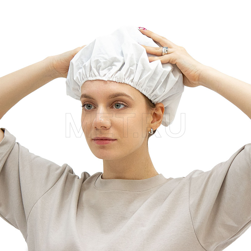  серия QS-01  Шапочка для мытья головы без смывания от производителя