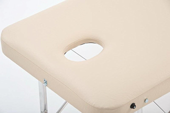 Массажный стол складной с фиксированной высотой, легкий, бежевый