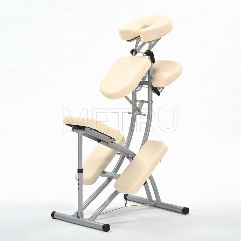 JFMC03 Массажная скамья алюминиевая складная кремовая