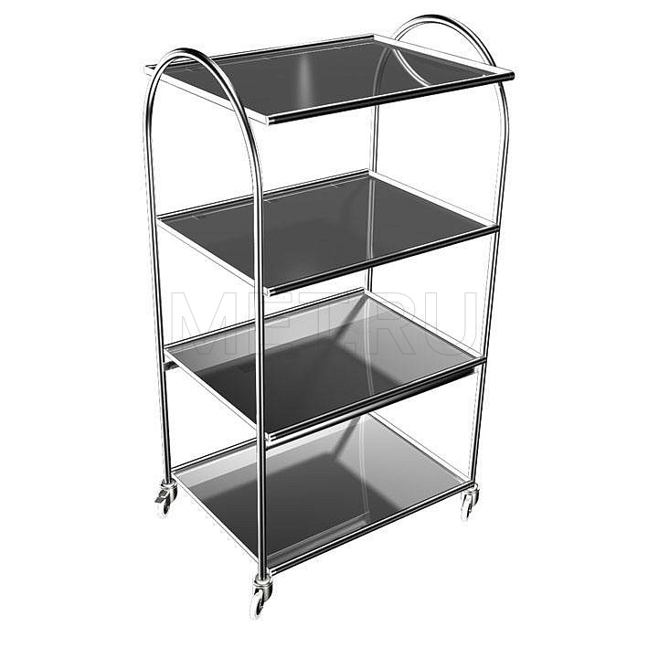  Инструментальный столик четырехполочный СИ.(4НС)мп