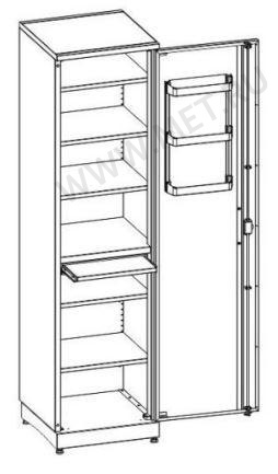 МШ-1-01 (45.5х46х185) Шкаф без сейфа для медикаментов от производителя