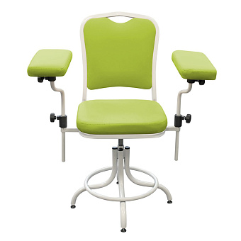 Донорское кресло с регулировкой высоты и кольцом для ног, цвет бежевый