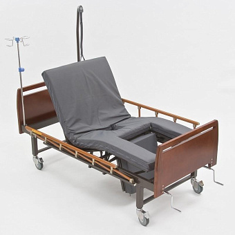 Медицинская кровать с туалетом и положением кардиокресло