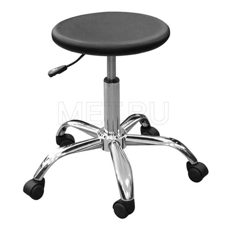 Табурет лабораторный, каркас гальваника, сиденье полиуретан Т11 Табурет лабораторный, каркас гальваника, сиденье полиуретан