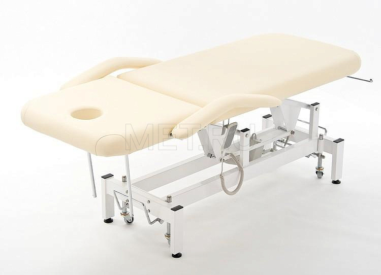 DB-9 (КО-022) Стол массажный стационарный с электроприводной регулировкой высоты, кремовый МЕТ