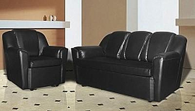 Барс Двухместный диван в обивке из экокожи от производителя