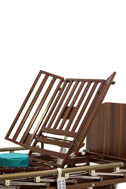 MET EVA Кровать функциональная медицинская электрическая с полным переворотом, с туалетом, с "ушками"