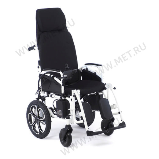MET COMFORT 85 Электрическая кресло коляска  раскладываемая в горизонталь, с self-откидной спинкой от производителя