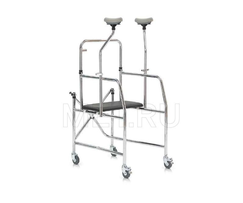 FS203 Роллятор с подмышечными опорами и сиденьем MET