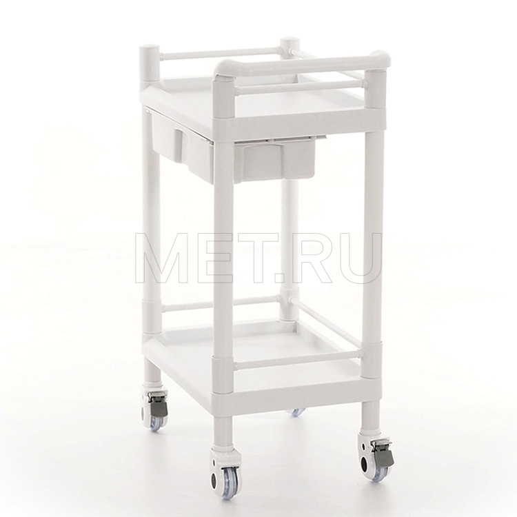 МЕТ SPY-120 Столик манипуляционный с 1 ящиком и 2 полками от производителя