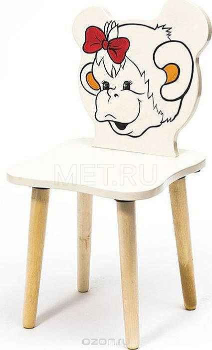Обезьянка Детский стульчик для педиатрических ЛПУ и дошкольных учреждений, каркас - массив берёзы от производителя