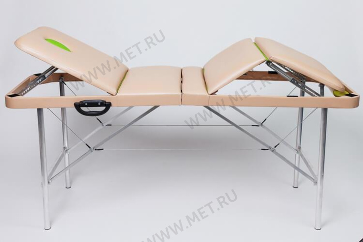 Люкс 60+ Четырёхсекционный массажный стол с регулируемым изломом ножного сегмента панели и поднимающимся изголовьем от производителя